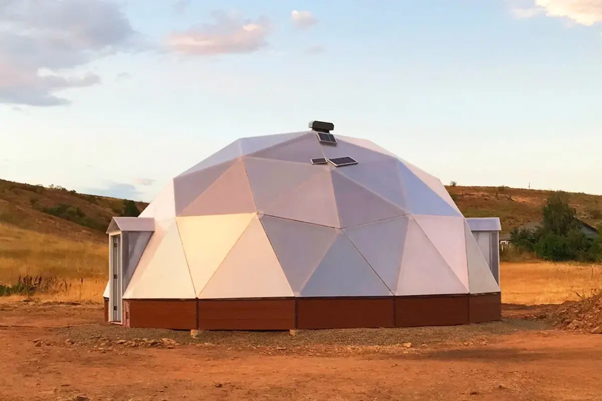 Growing Dome with two snowshed entryways