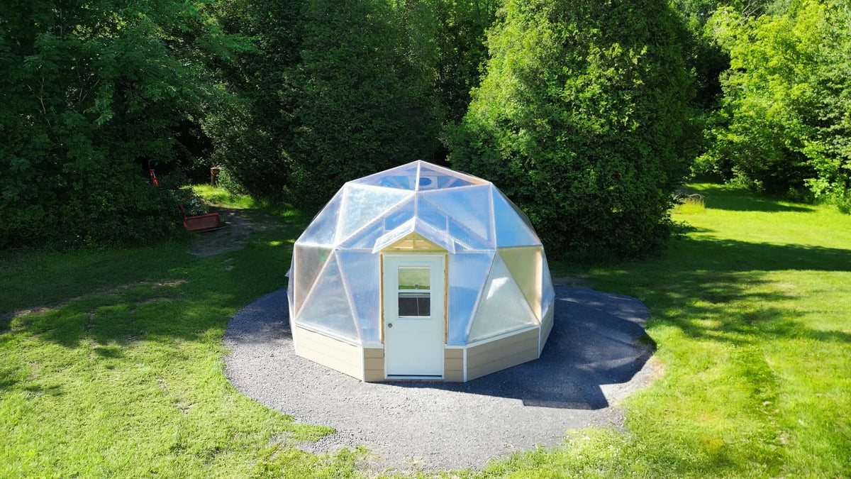 15 ft Growing Dome Geodesic Greenhouse Kit