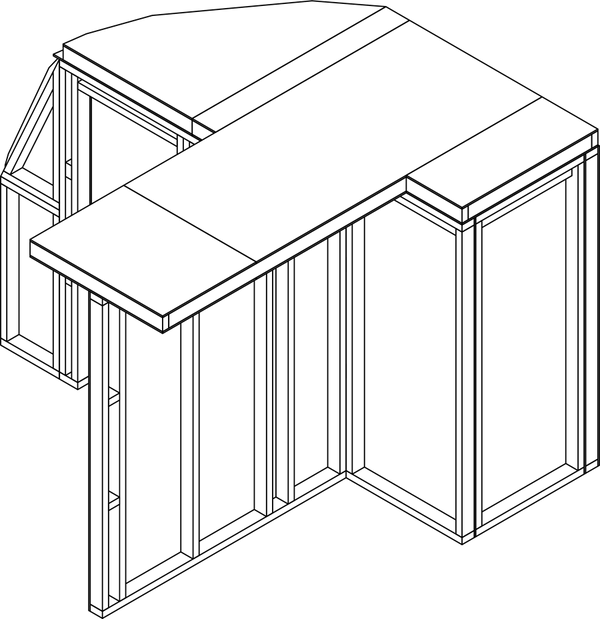 Line drawing of the Core Suite divider