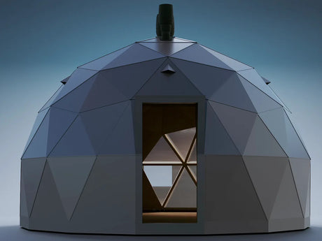 GeoHome entryway module with its 36 by 80 inch door