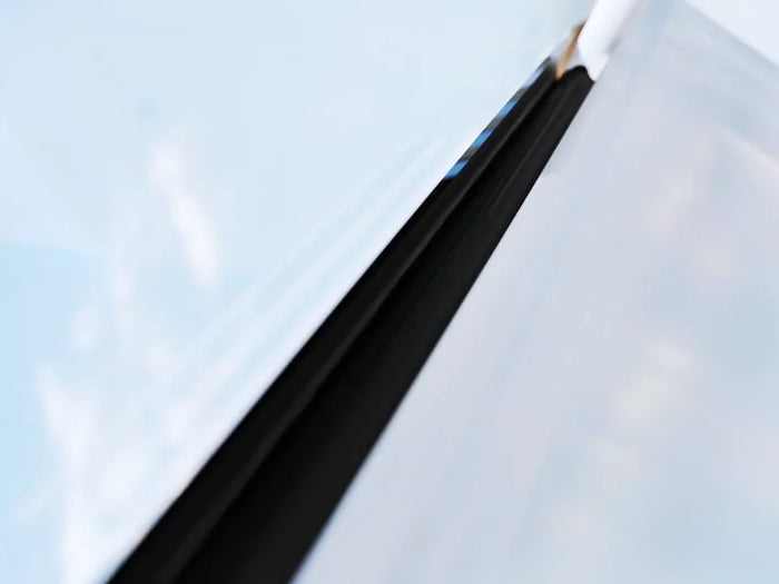 Close-up of the Precision Overlap Seal between two panels