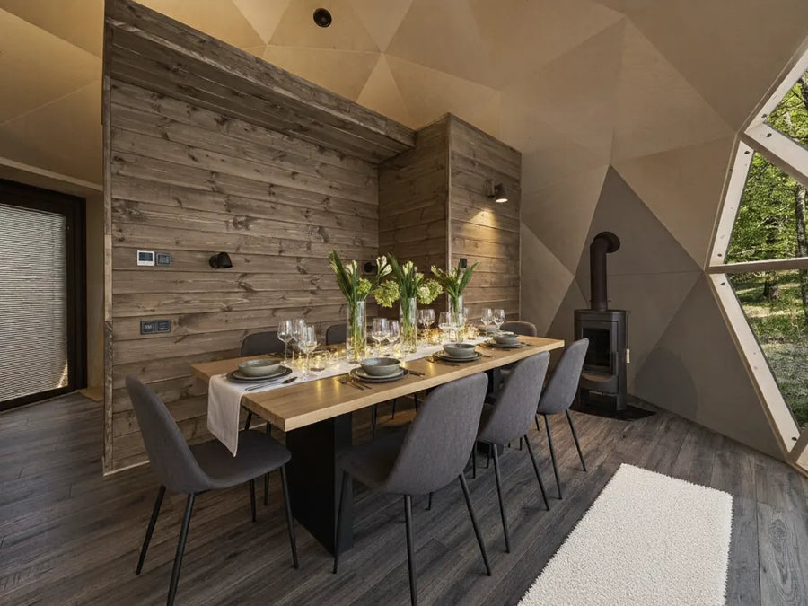 GeoHome interior set as a dining room
