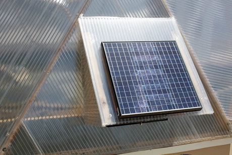 Solar-Powered Intake Fan + Frame Kit